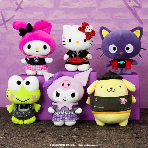 Peluche Hello Kitty Colección Rock 20cm Keroppi Keroppi