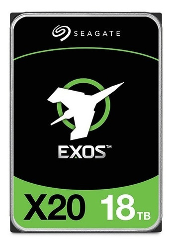 Disco Duro Seagate Exos X20 Para Servidor 18tb Sata Iii /vc Color Negro