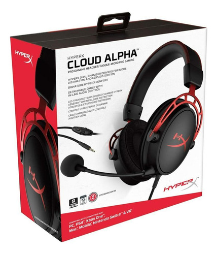 Fone De Ouvido Headset Hyperx Cloud Alpha Ler Descrição