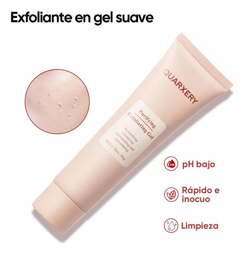 Quarxery Gel Exfoliante Suave Para Una Limpieza Profunda 50g