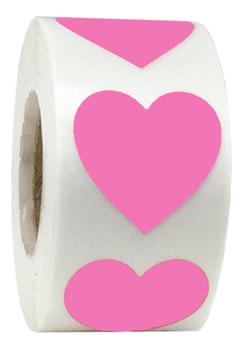 Pegatinas De Corazón, Pegatinas Decorativas, 500 Rosa