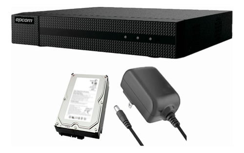 Epcom Kit Dvr S04-turbo-plus-2tbv2 4 Canales Turbohd + 1 Canal Ip 2 Mp Tecnología Acusense Lite Evita Falsas Alarmas + Hdd 2tb Audio Por Coaxitron S04-turbo-g3hm Salida De Vídeo Full Hd