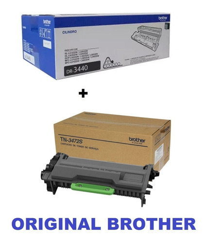 Kit Cilindro + Toner Original Brother Dcp-l5652 L5602 L5902