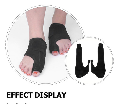 1 Par De Correas Alisadoras Hallux Corrector Con Separador D