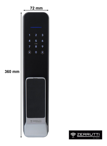 Cerradura Digital Inteligente Zerrutti Ze 8072