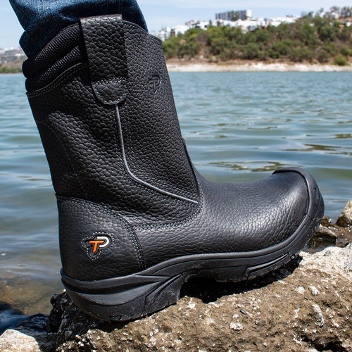 Imagen 6 de 10 de Calzado Seguridad Ten-pac Media Bota Wellington Pro Negro