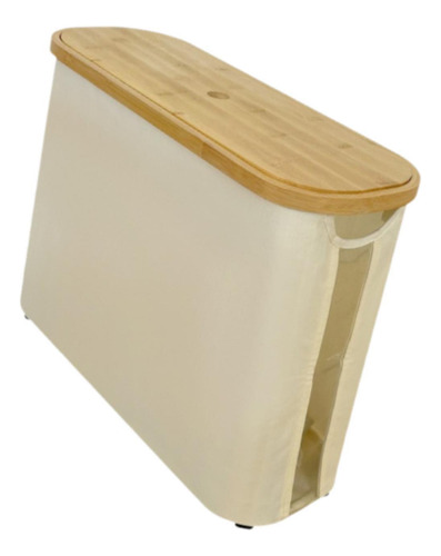 Soporte De Papel Higiénico De Madera Para Beige Blanco