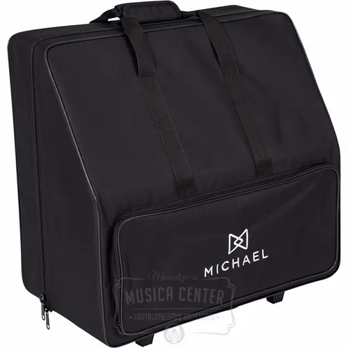 Acordeon Sanfona 48 Baixos Michael Acm4803n Pwh Com Case