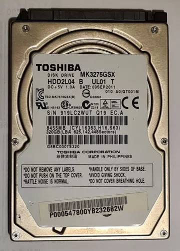 Toshiba L735 Sp3101wl Nuevo Disco 320gb Ddr Wifi | MercadoLibre