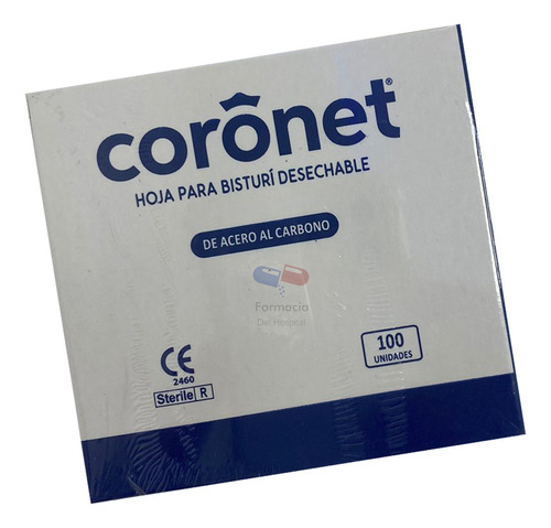 Hojas De Bisturí Coronet Caja X 100 Un. Todas Las Medidas