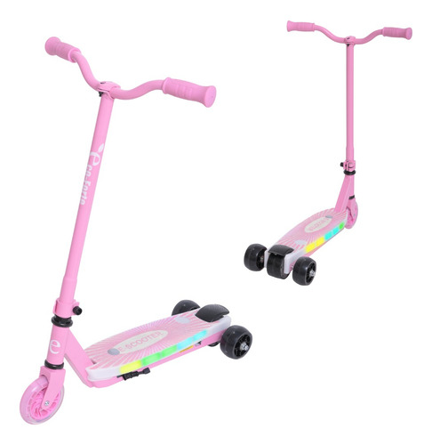 Patín Eléctrico Eco-forte Sg08 Scooter De Entrenamiento Color Rosa