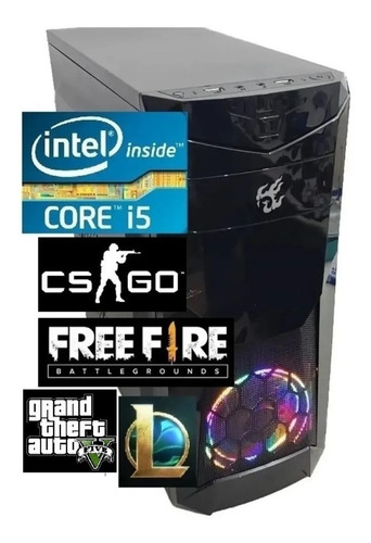 Imagem 1 de 2 de Cpu Pc Gamer Intel Barato Core I5 8gb Hd 500g Com Jogos