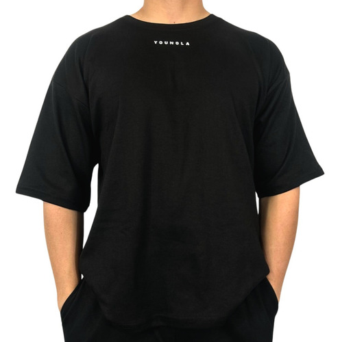 Playeras Oversize Algodón Youngla Ejercicio Grosor Alto