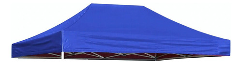 Lona Carpa Repuesto Toldo Plegable 3x4.5 Mts Techo Azul