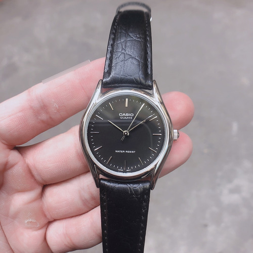 Reloj Casio Mtp-1094e-1a Cuero - Hombre - Nuevo Y Original