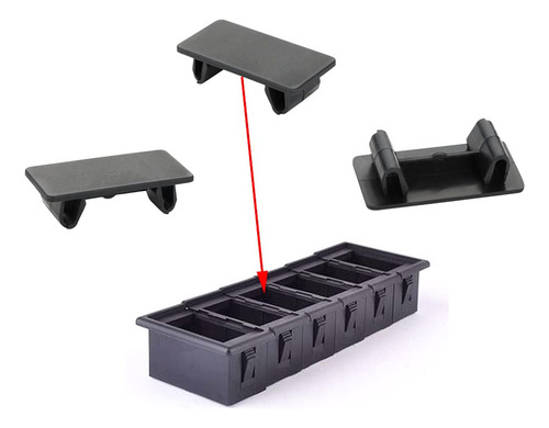 8 Uds. Cubierta De Panel De Interruptor Basculante Abs Inter