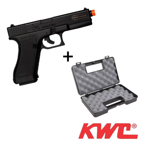 Pistola Airsoft Glock G7 Kwc  Spring - 6mm + Maleta Case