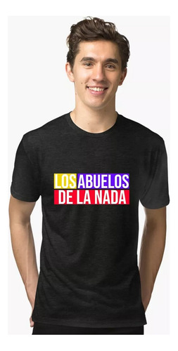 Remera Abuelos De La Nada Cuello Redondo Unisex