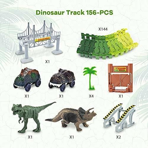 156 Piezas Crean Una Carrera Mundia Juguetes De Dinosaurios 
