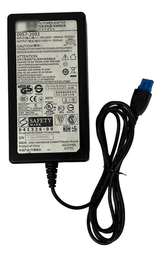 Eliminador Para Impresora Compatible Hp Punta Azul 0957-2093 (Usado)