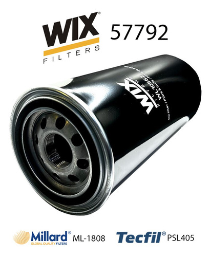 Filtro De Aceite Wix Wl10662 (57792) Cat C9 C10 C11 C12 3176