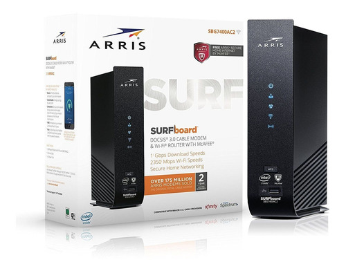 Router Wifi Arris Surfboard Sbg7400ac2 3.0 Con Cable