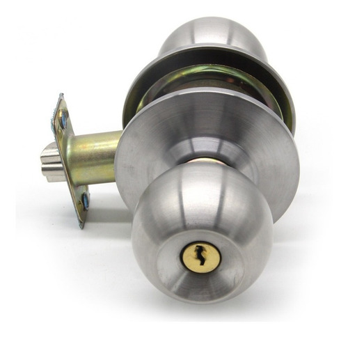 Cerradura Perilla Chapa Bola Puerta De Recamara + 3 llaves