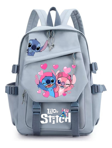 Nueva Mochila Love Stitch Z Con Tres Rompecabezas
