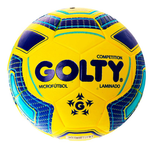 Balón Microfútbol Golty Competencia On-amarillo