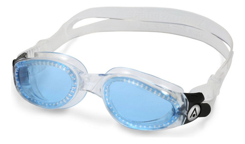 Óculos De Natação Aquasphere Kaiman Lente Transparente Cor Azul