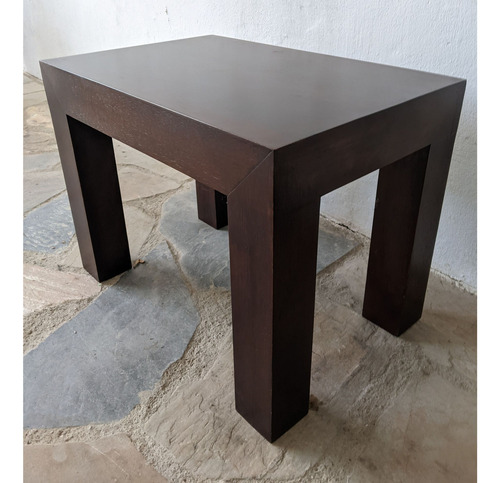 Mesa Ratona Baja Auxiliar Moderna, 60x40cm, Alto 45cm