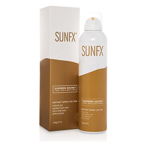 Sunfx Summers Secret Instant Bronzing Spray, Medium 8nlky