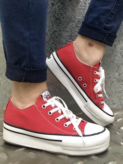 zapatillas tipo converse rojas zapatillas tipo converse rojas