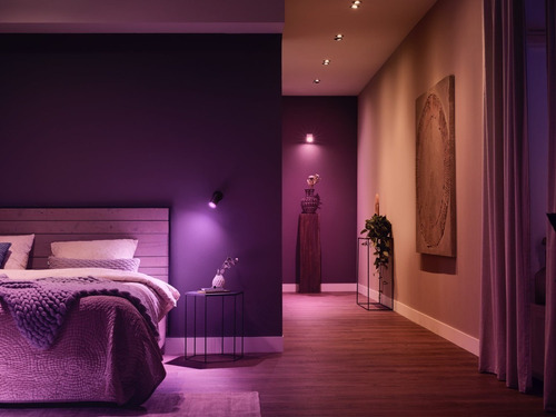 Imagen 7 de 9 de Ampolleta Led Inteligente Philips Hue Gu10 4.3w 350lm Rgb