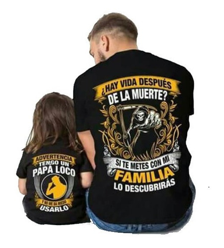 Playera Papa Hija Si Te Metes Con Mi Hija El Mejor Papa