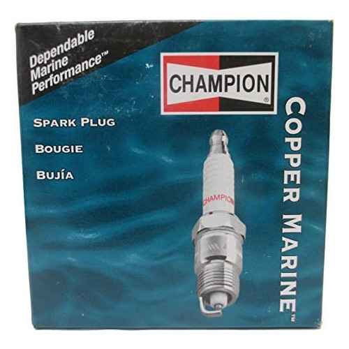 828m Pack Of 4 Copper Marine Spark Plugs (ql77jc4)