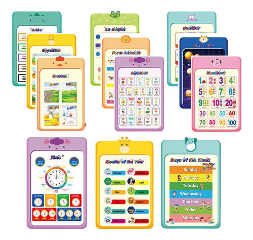Nuevo Póster Educativo De Aprendizaje Preescolar For Niños