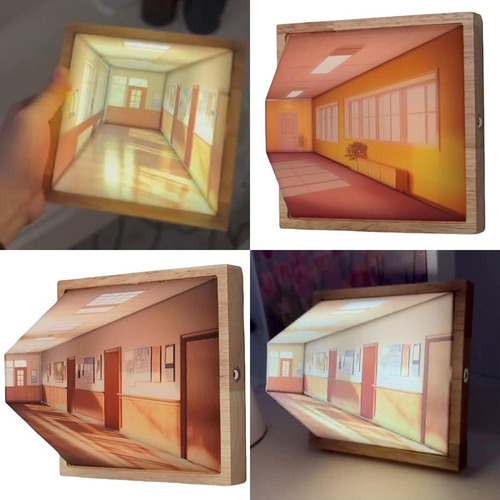 Luz Noturna Visual A Olho Nu Modelo 3d, Galeria De Ilusões