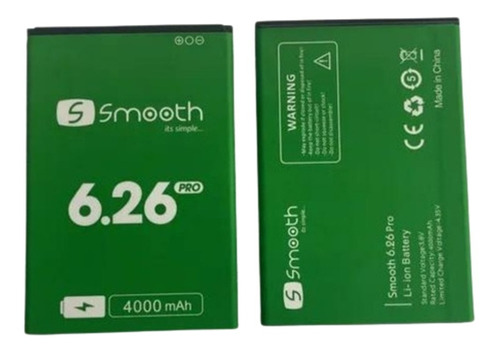 Bateria Smooth 6.26 Pro Nueva Original Y Con Garantia 