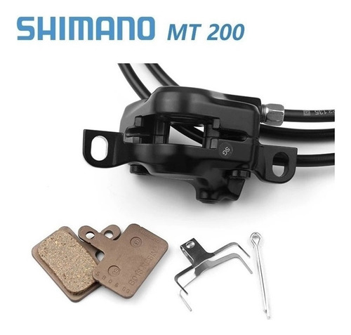 F Frenos De Disco Hidráulicos Shimano Mt200 Brake Bike Mtb