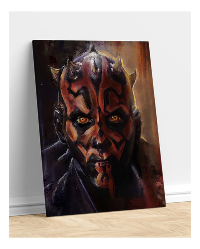 Cuadro Darth Moul Star Wars Decorativo Moderno Pieza Living