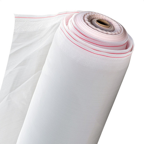 Tela Mosquiteiro Antiafideo Para Estufa 50 Mesh 1x2 Metros Cor Branco