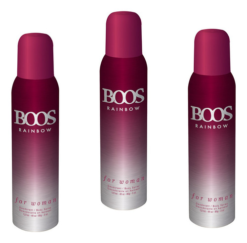 Desodorante Boos Rainbow For Women X 3 Un