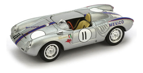 Brumm Porsche 550a Rs Spyder Riverside México 1957 Rodriguez