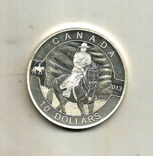 Moneda De Plata 10 Dolares De Canada