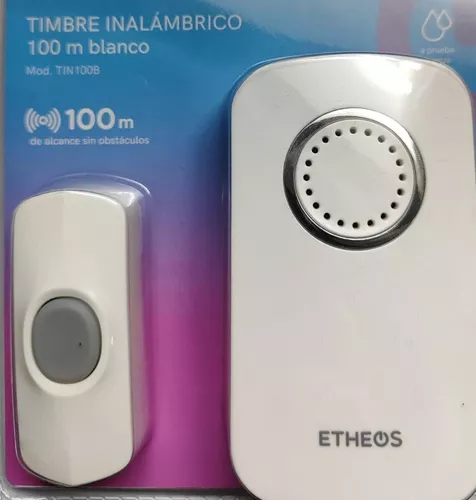 Timbre inalámbrico 100 m blanco