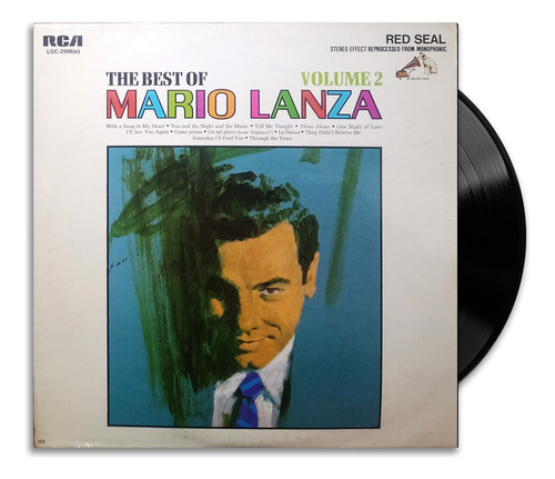 Mario Lanza - The Best Of Vol. 2 - Lp Vinilo.leer Políticas 