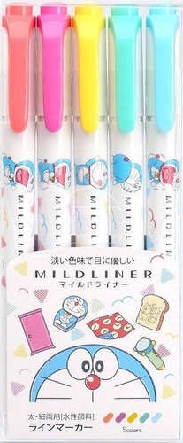 Destacadores Midliner Edición Doraemon