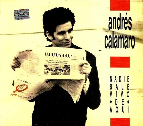 Andrés Calamaro Ninguém sai vivo daqui Cd Nuevo Arg