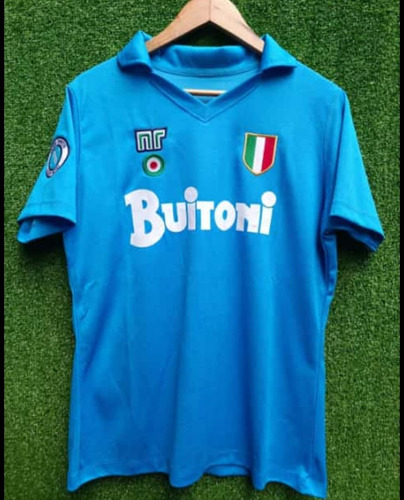 Camiseta Retro Maradona Club Napoli  Temporada 1987